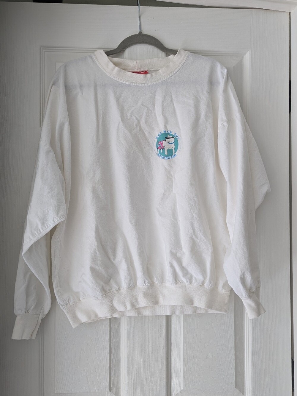 Vintage Odd Man Out Sportswear White Crewneck
